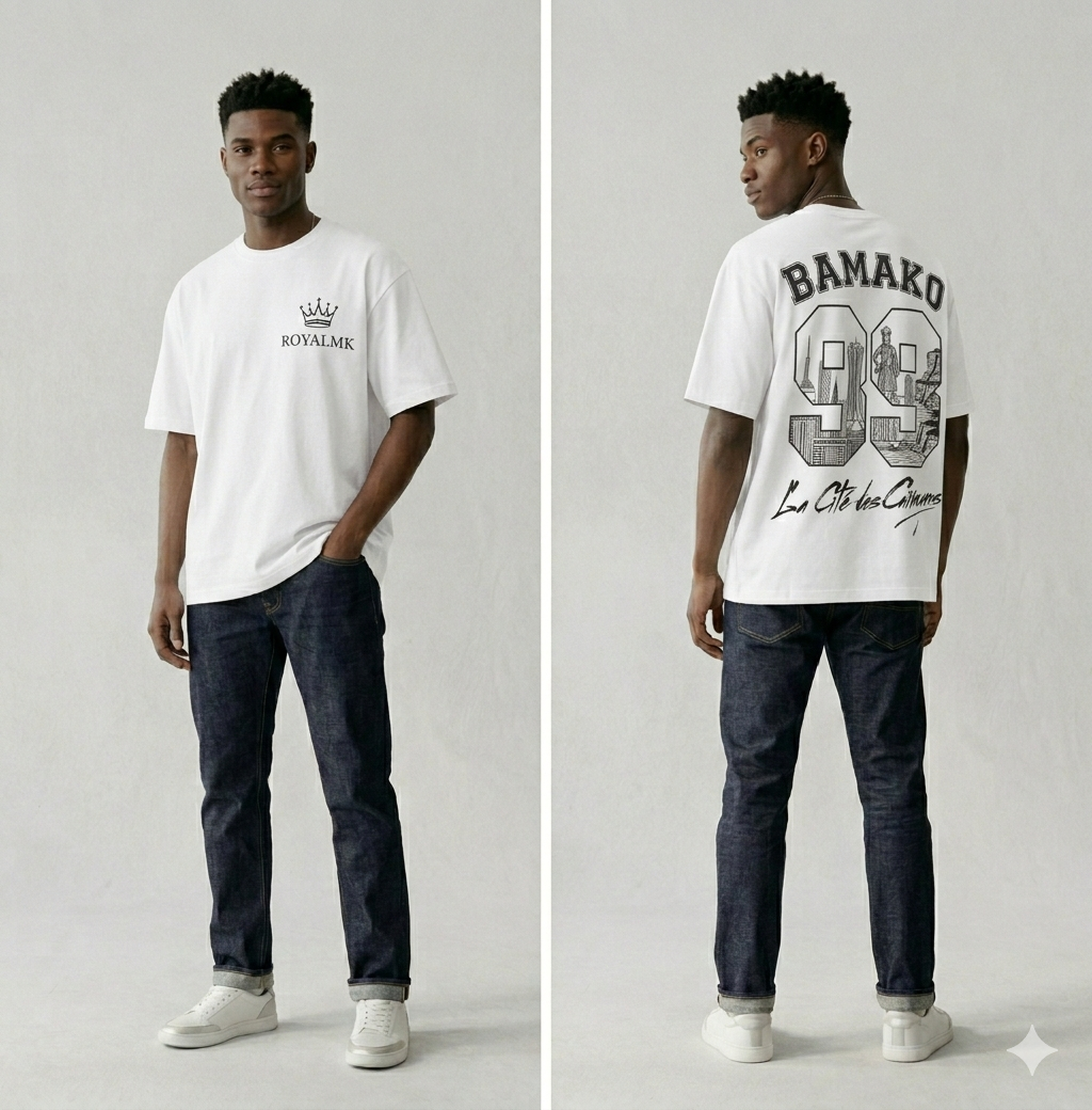 T-Shirt "BAMAKO 99" – Édition Prestige "La Cité des Caïmans"