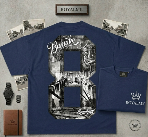 T-Shirt « Bamako 8 » – Collection Héritage